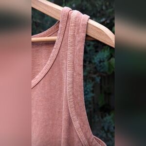 POETRY (UK) Orange US 8 NWOT Tank Top Panelled Hemp Cotton Sleeveless Shirt Vest